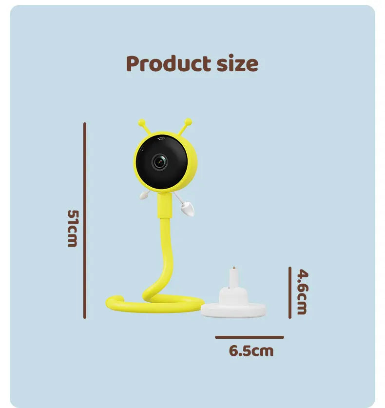 Application Smart Baby Care C11 HD 2MP Vidéo Musique