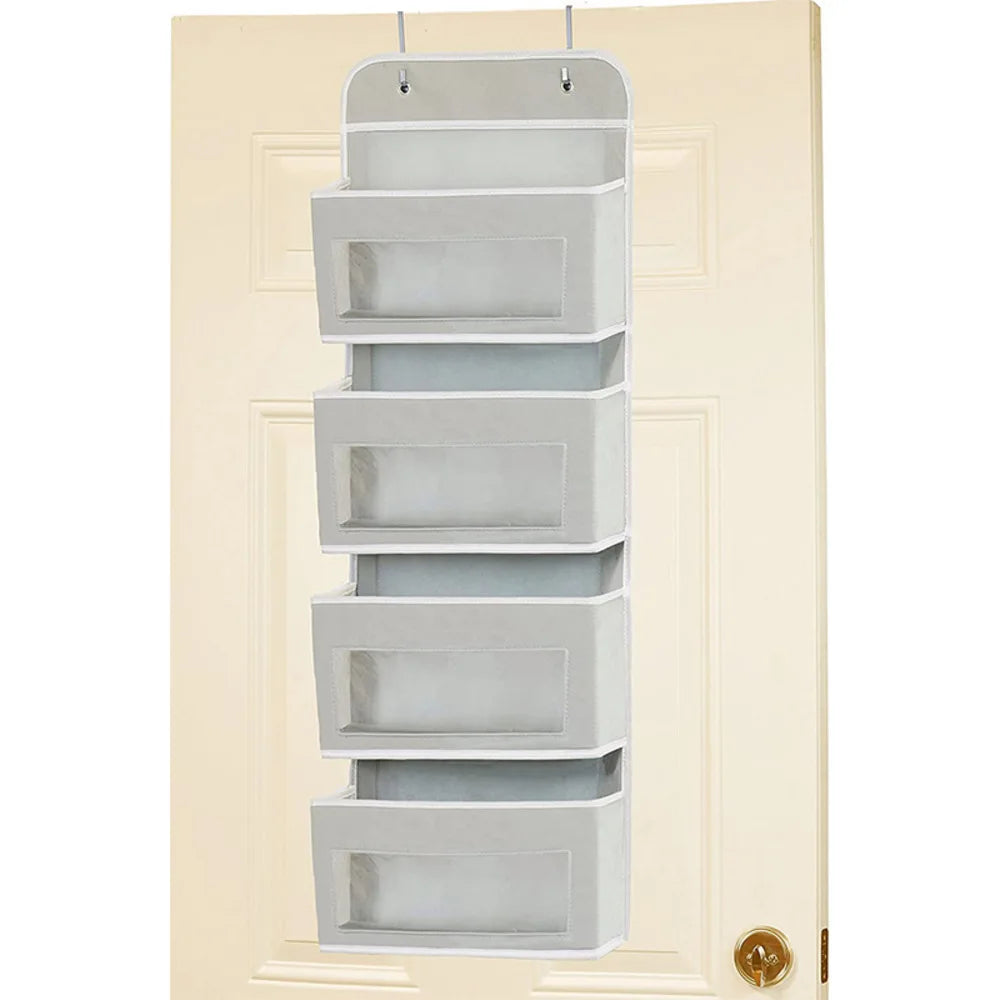 Multi-Layer Over-Door Storage Bag – Fabric Organizer for Nursery & Bedroom