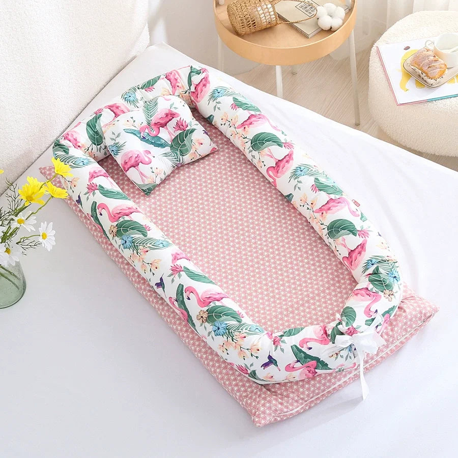 Portable Baby Nest – Folding Travel Bed for Newborns