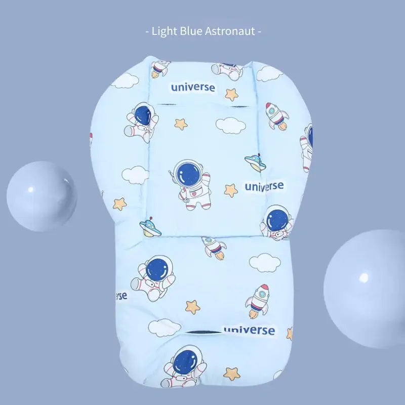 Soft Padded Baby Stroller & Car Seat Liner – Adjustable & Washable (0–3Y)