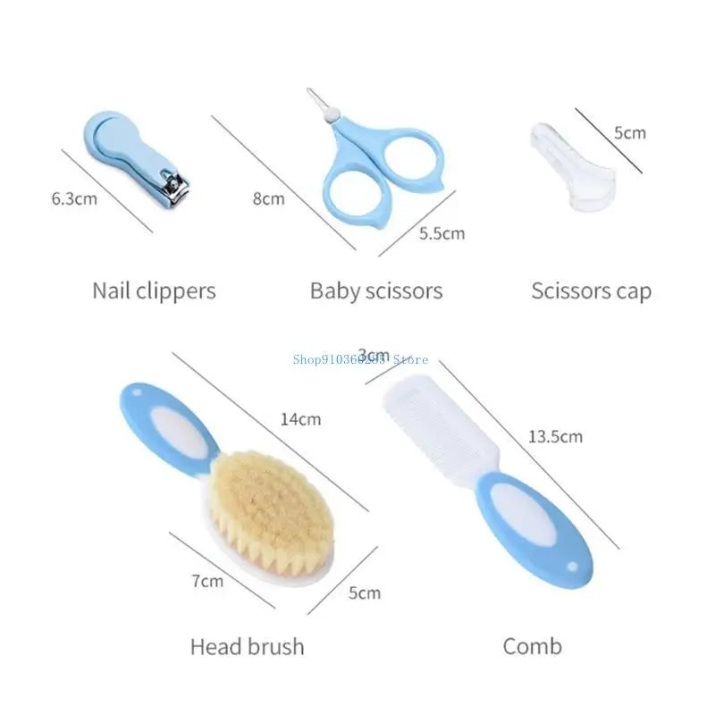 Kit de soins pour bébé K9FF 5 pièces – Coupe-ongles et peigne