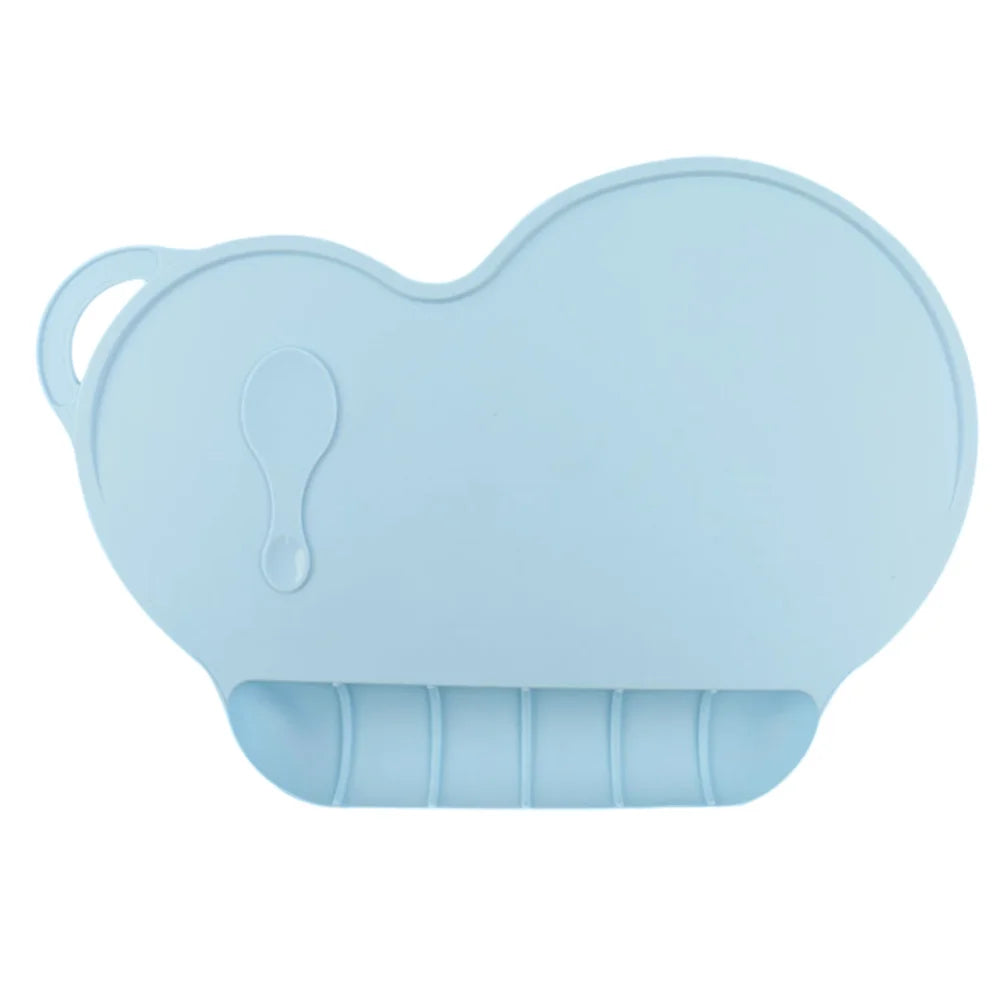 Baby Silicone Feeding Mat – Non-Slip Bib & Table Placemat Set