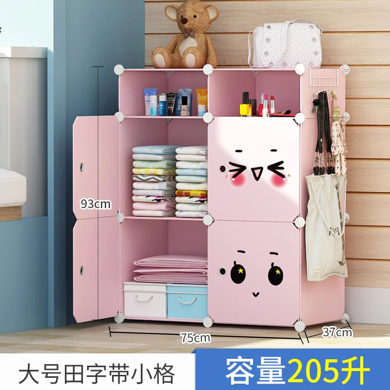 Modular Baby Closet – Living Room & Nightstand Organizer