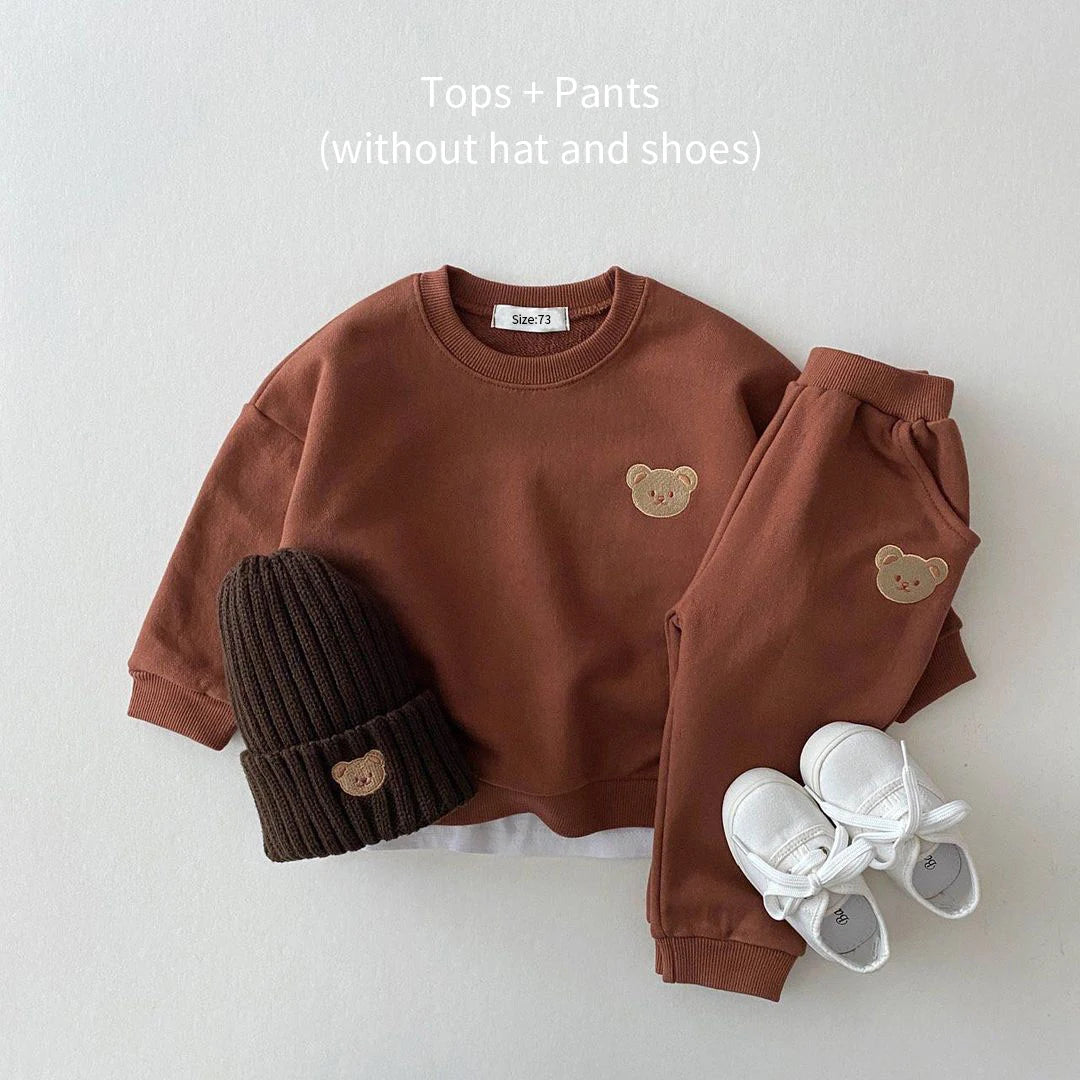 Ensemble barboteuse bébé – Combinaison à manches longues pour garçons et filles