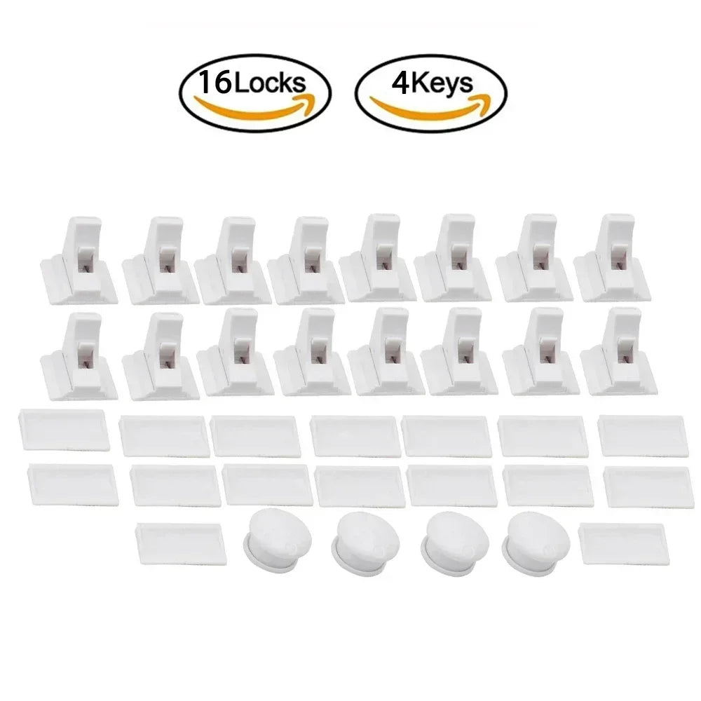 Magnetic Child Safety Locks 1-5PCS No Drilling