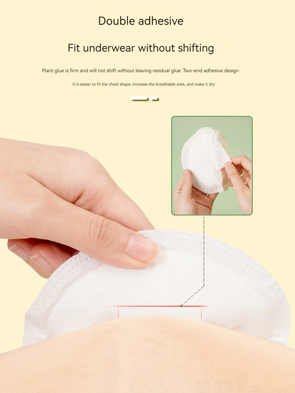 uper Absorbent Nursing Pads – Breathable & Comfortable, 100pcs