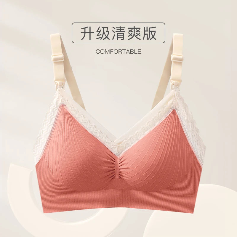 YATEMAO Maternity Nursing Bra – Comfortable Breastfeeding Support for Moms