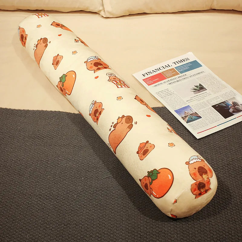 Cylindrical Plush Pillow – Multi-Use Bolster for Girls & Pregnancy Sleep Support