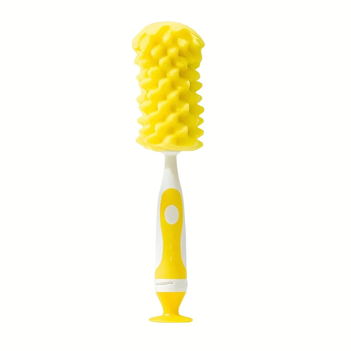 Soft Touch Baby Bottle Cleaner | 2-in-1 Sponge Brush with Suction Cup