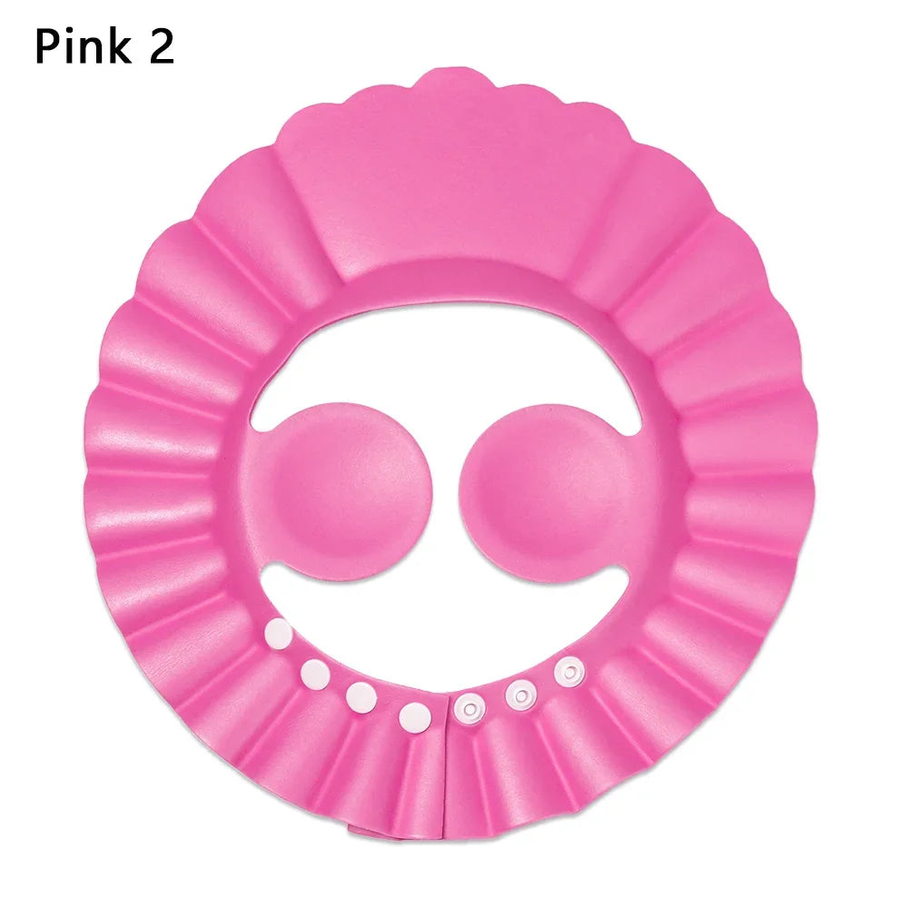 Bonnet de bain bébé pour le lavage des cheveux – Bonnet de protection ajustable