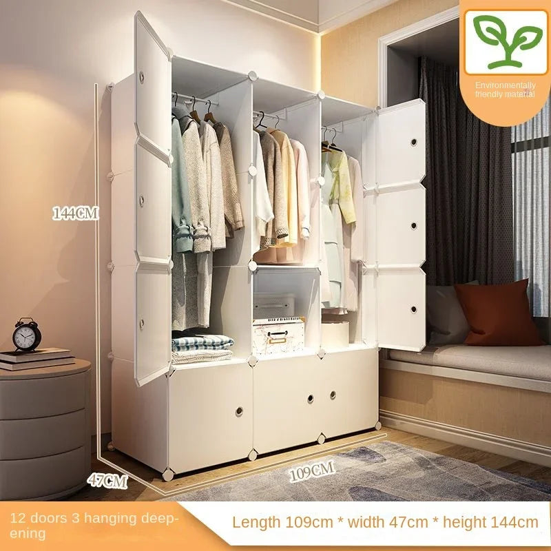 Foldable Baby Wardrobe – Plastic Closet & Cube Storage