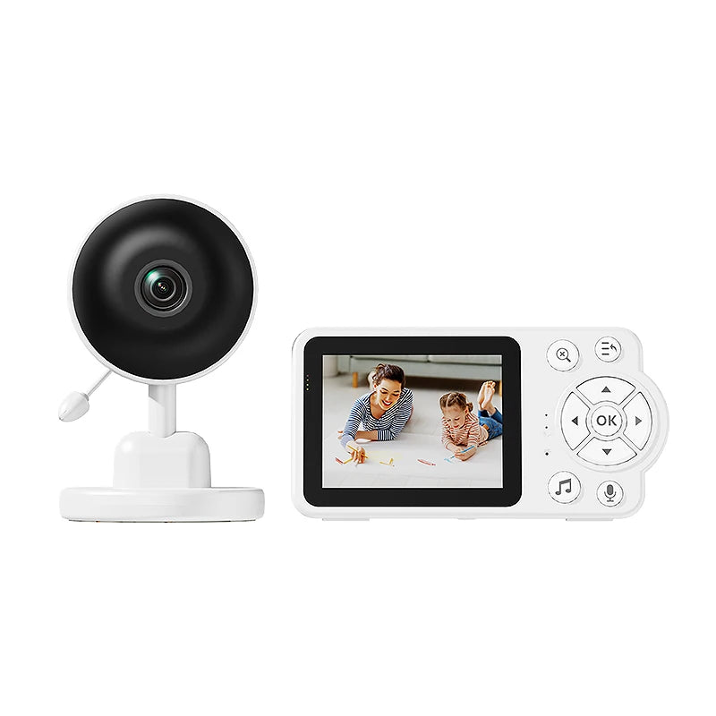 Babyphone sans fil Danmini 2,4 GHz – Vision nocturne et capteur de température