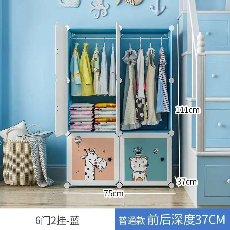 Baby & Kids Wardrobe – Bedroom Organizer with Sliding Doors