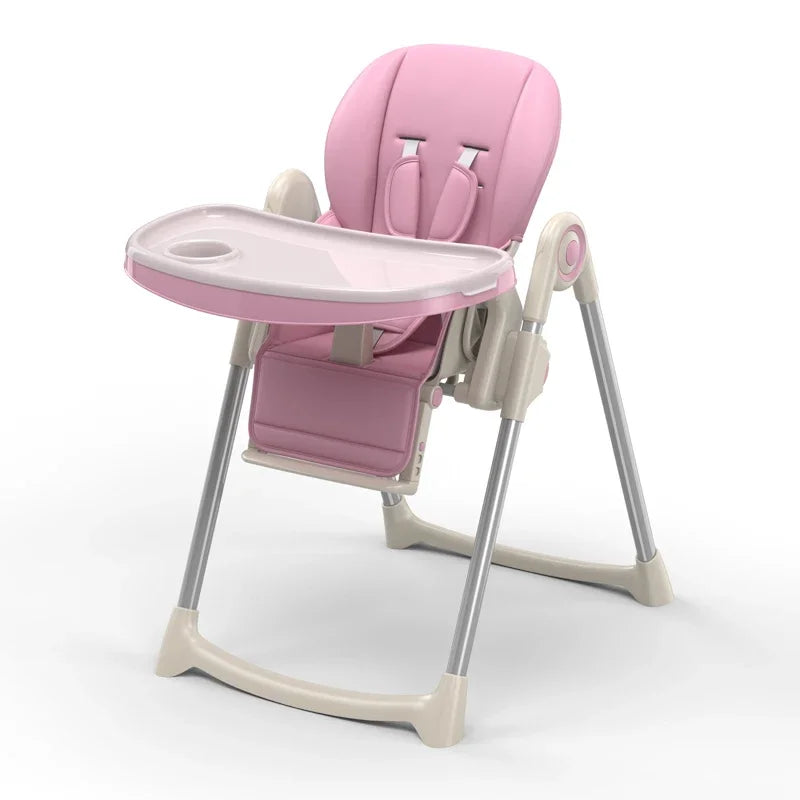 Chaise haute multifonctionnelle pour bébé – Portable et réglable en hauteur