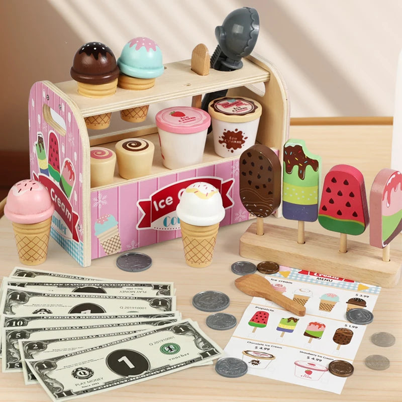 Chariot de glaces jouet – Jeu d'imitation gourmand !
