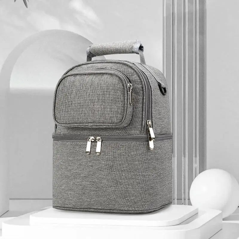Double Layer Insulation Mommy Milk Storage Breast Pump Bag