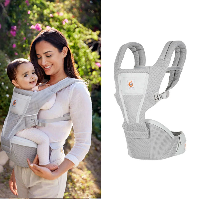 Porte-bébé Ergobaby en maille respirante – Toutes positions de portage (3 à 20 kg)