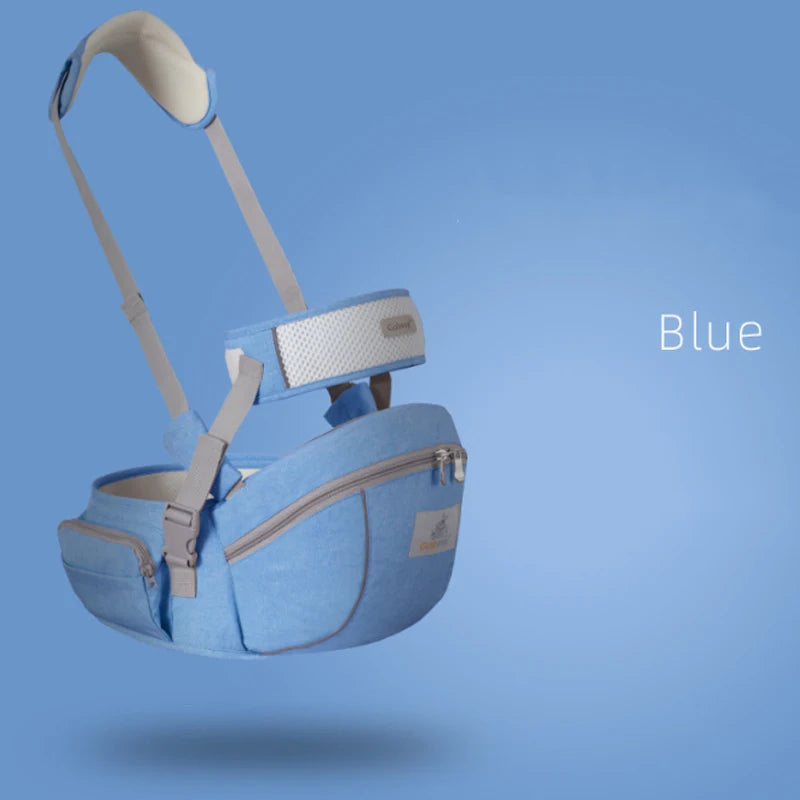 Porte-bébé ergonomique face au ventre avec siège de hanche