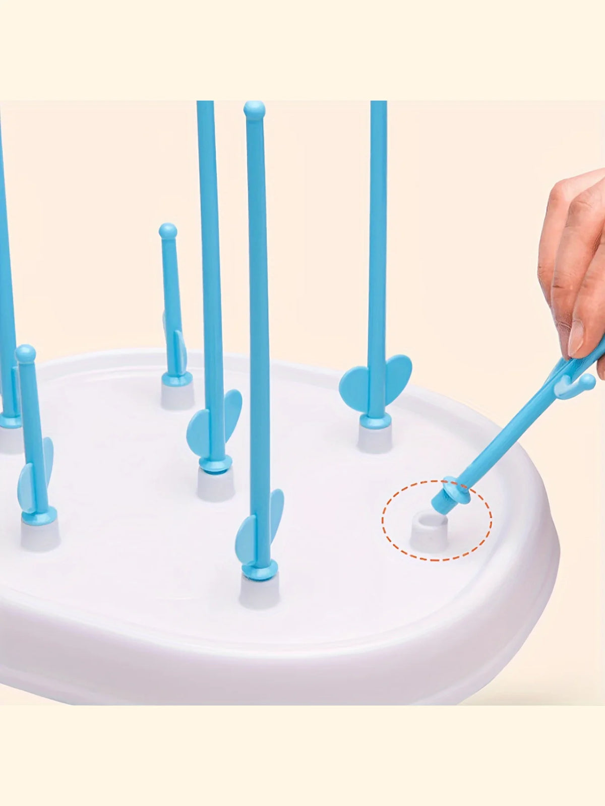 Baby Bottle Holder & Dryer – Detachable Tree-Style Draining Rack