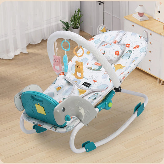Newborn Baby Bouncer – Swing Chair with Toys