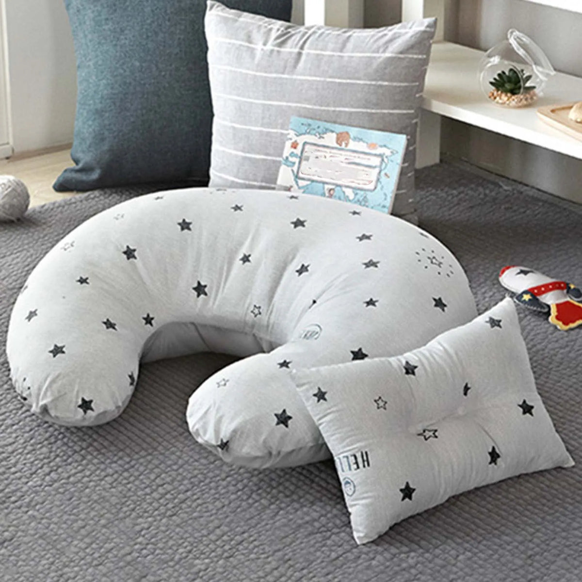 « Coussin d’allaitement ergonomique – Soutien lombaire pour l’allaitement »