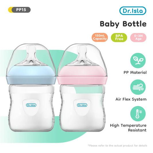 New Baby PP Feeding Bottle – 150/240/330ml, With Handle, Durable & Safe