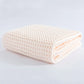 Ensemble de 2 ou 4 serviettes de bain en coton – Serviettes gaufrées douces et absorbantes pour la maison