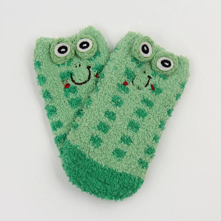 Chaussettes bébé douillettes à motifs de dessins animés