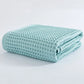 Ensemble de 2 ou 4 serviettes de bain en coton – Serviettes gaufrées douces et absorbantes pour la maison