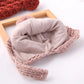 Soft Warm Solid Color Knitted Baby Hat for Boys and Girls Winter