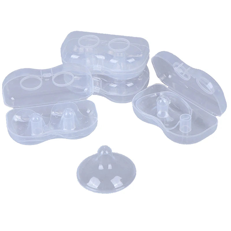 Breastfeeding Nipple Protectors – Soft Silicone Shields, 2pcs