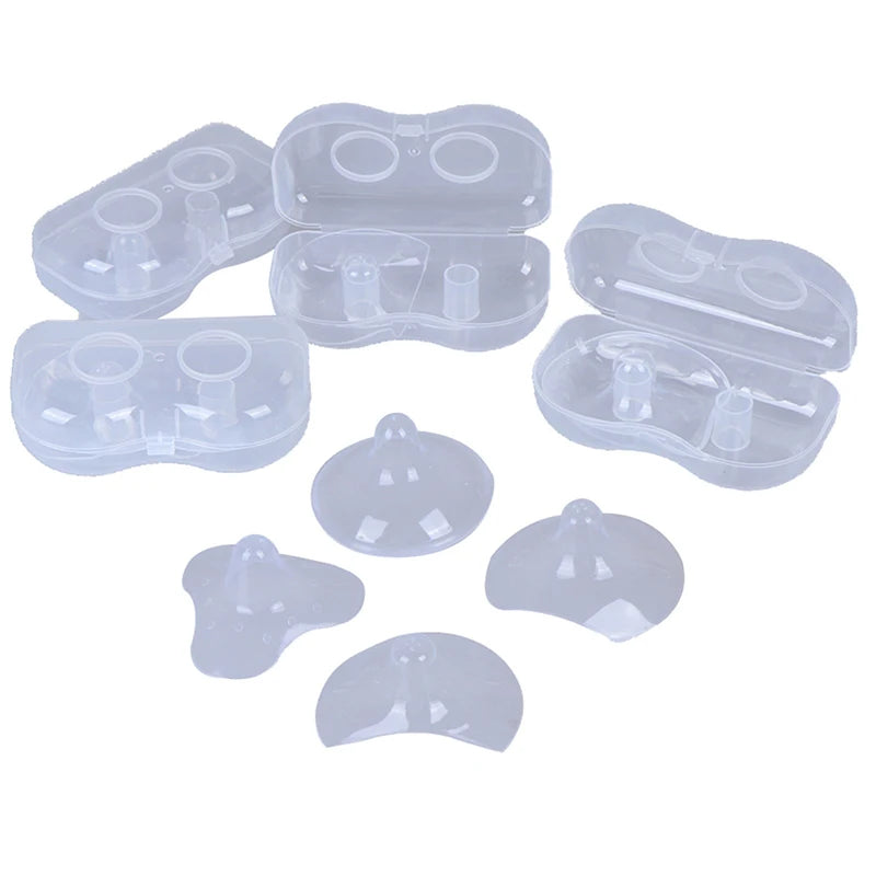 Breastfeeding Nipple Protectors – Soft Silicone Shields, 2pcs