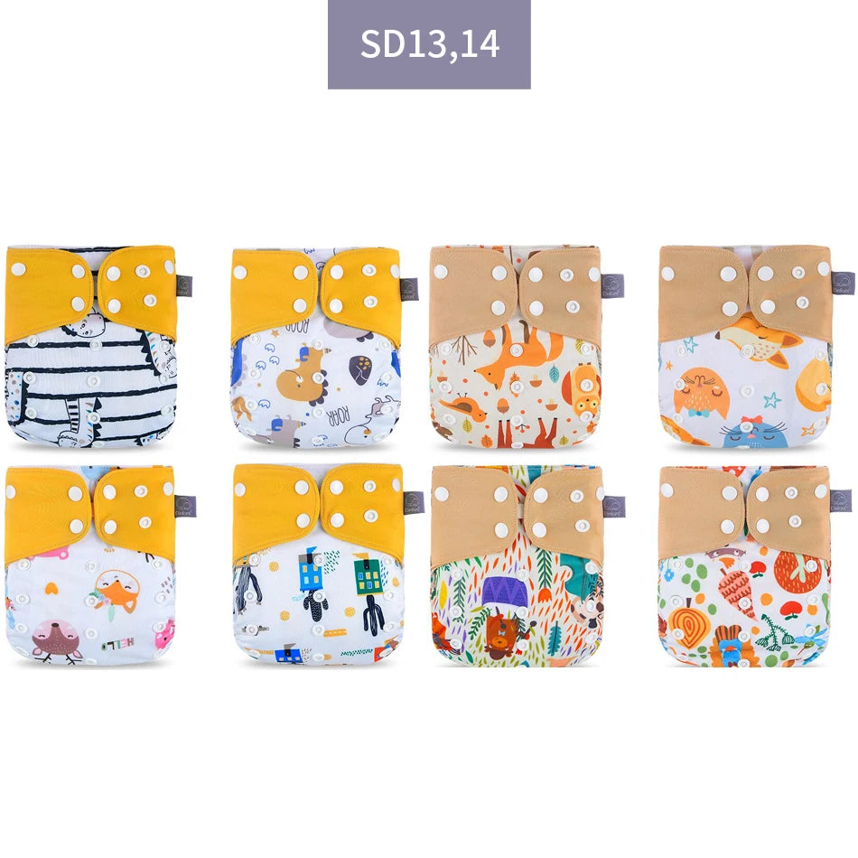 Elinfant 8-Piece Cloth Diaper Set