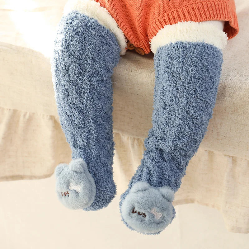Chaussettes bébé en polaire thermique