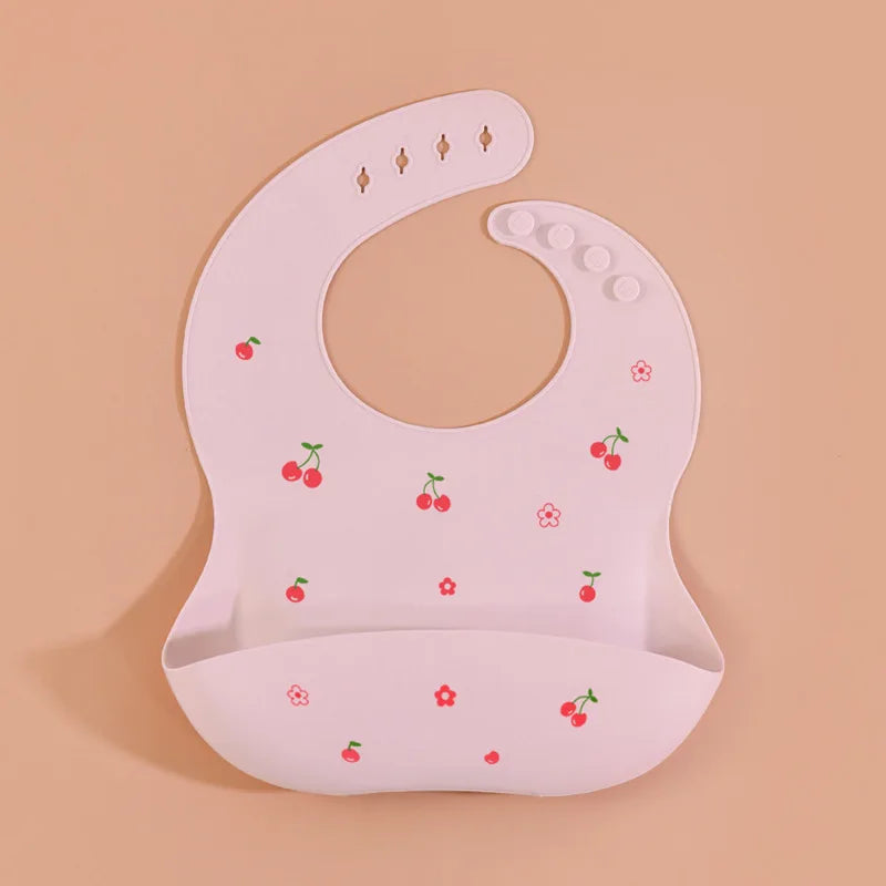 Toddler Feeding Bib – Adjustable Silicone Saliva Towel