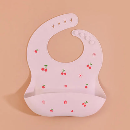 Toddler Feeding Bib – Adjustable Silicone Saliva Towel