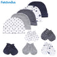 Ensemble bonnet et gants en coton pour bébé (0-6 mois)