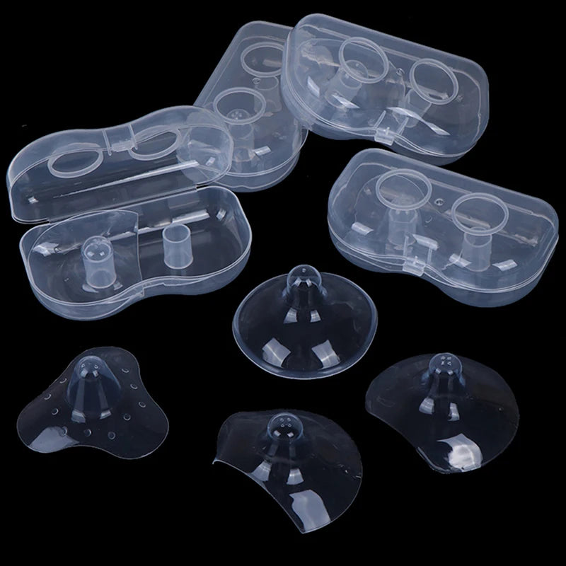 Breastfeeding Nipple Protectors – Soft Silicone Shields, 2pcs