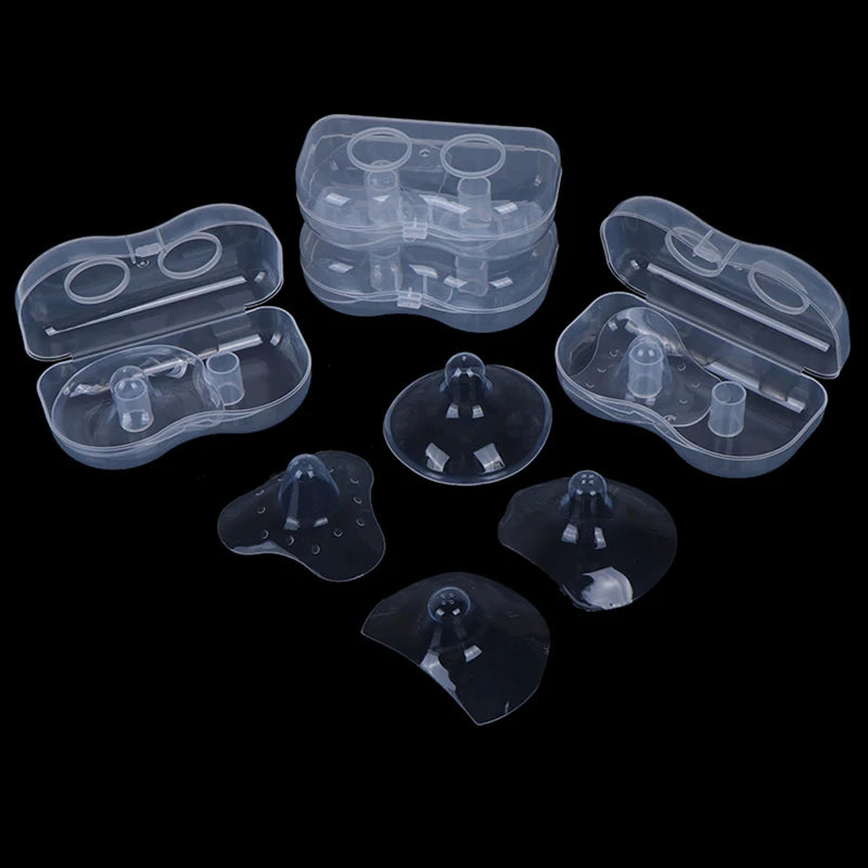 Breastfeeding Nipple Protectors – Soft Silicone Shields, 2pcs