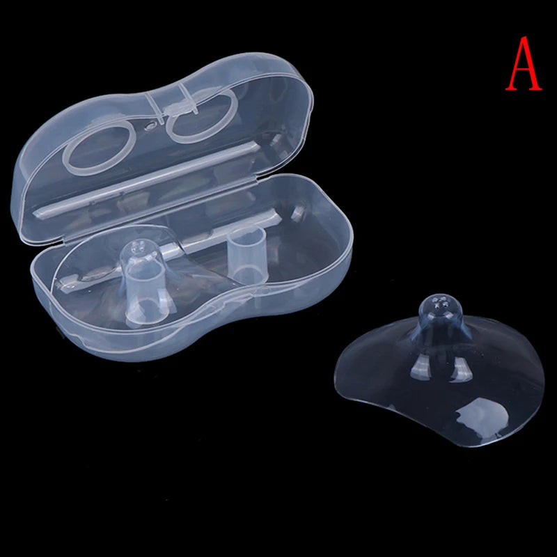 Breastfeeding Nipple Protectors – Soft Silicone Shields, 2pcs