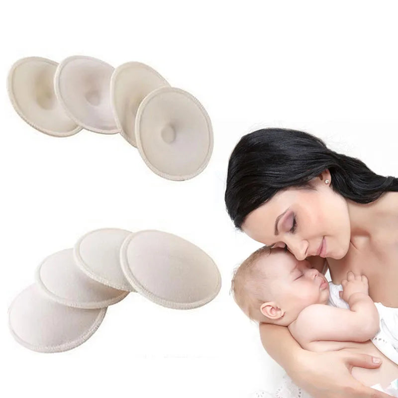 Coussinets d'allaitement 4x doux, absorbants et anti-fuites, pour soutien-gorge d'allaitement
