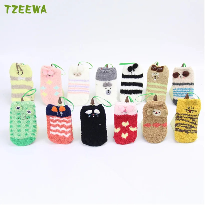 Chaussettes bébé douillettes à motifs de dessins animés