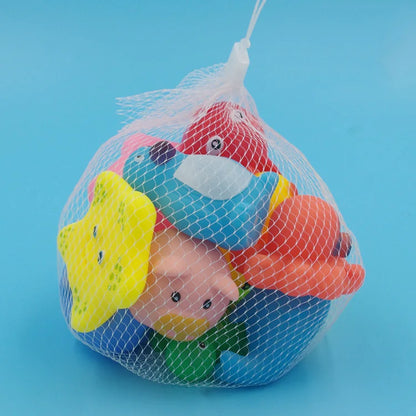 Jouets de bain pour enfants – Ensemble d'animaux souples à presser pour s'amuser dans l'eau
