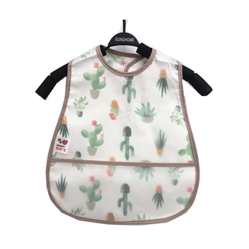 High-Quality Adjustable Cartoon Waterproof Baby Bib