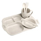 Ensemble repas pour enfants – Assiettes et couverts anti-chaleur