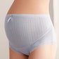 “Plus-Size Cotton Maternity Shorts – Adjustable High-Waist Pregnancy Briefs”