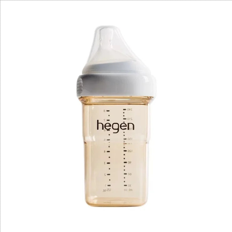 Hegen PPSU Baby Bottle – Original with Storage Lid & Pacifier, Gift Box Included
