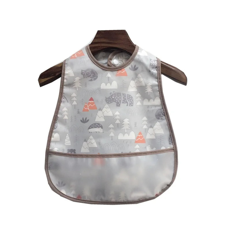 High-Quality Adjustable Cartoon Waterproof Baby Bib