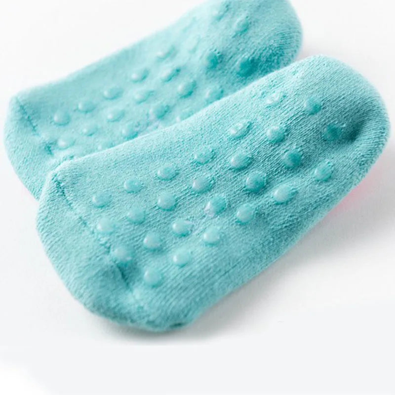 Chaussettes bébé chaudes et antidérapantes – Imprimé animal et éponge douce