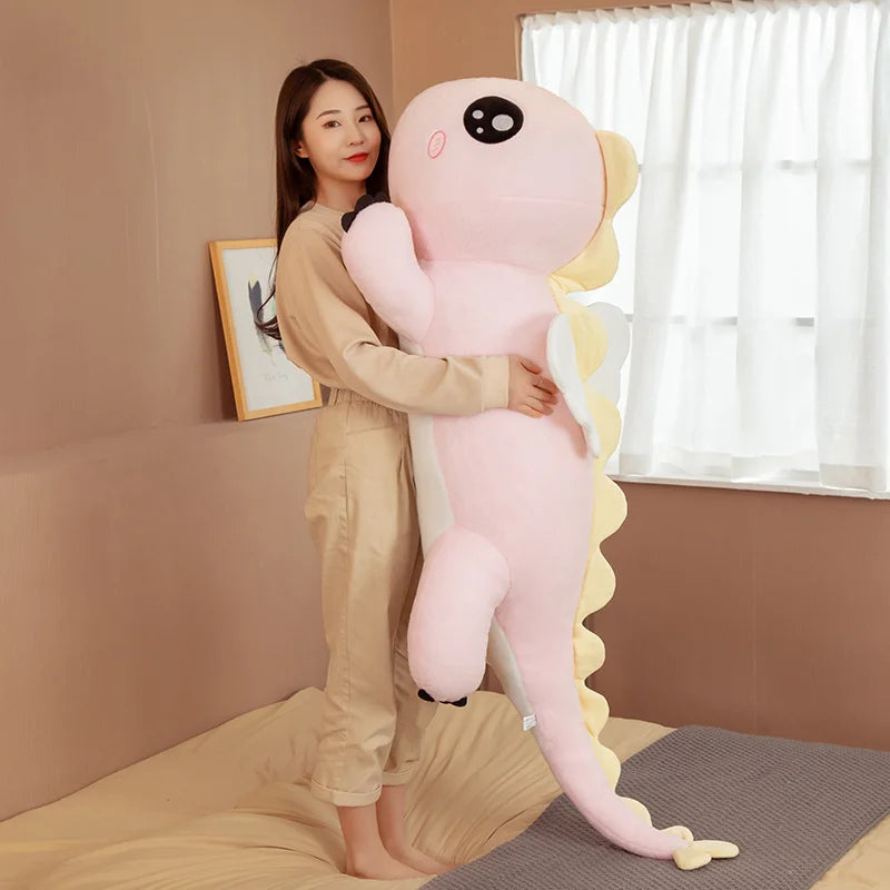 Gros dinosaure en peluche – Coussin moelleux pour enfants